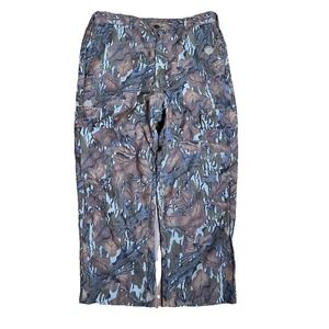 Vtg Mossy Oak Fall Foliage Camo Pants Men 36x29 Adjustable Gander Mtn USA Made